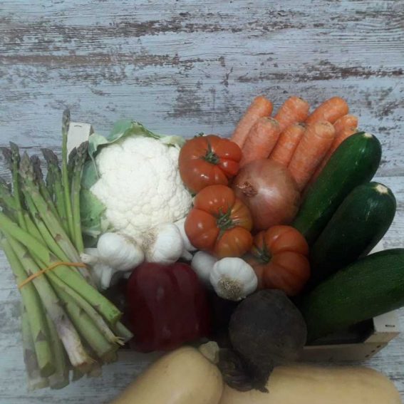 Caja de Verduras Ecológicas mediana