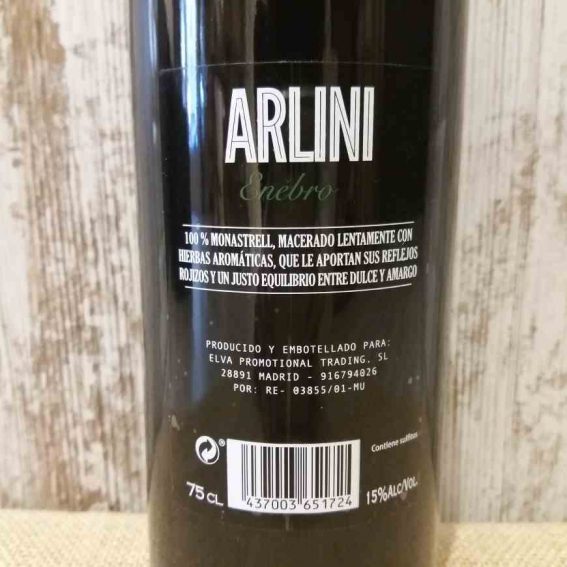 Vermut Arlini Artesano Enebro